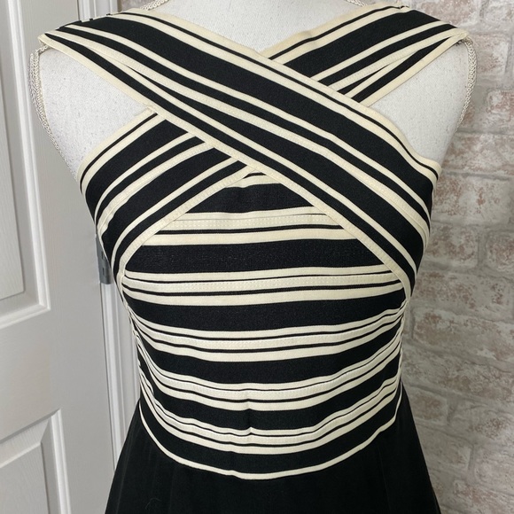 Maeve black and White sleeveless dress size 8 - Picture 3 of 6